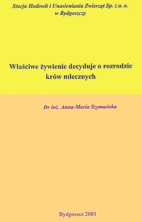 Waciwe ywienie decyduje o rozrodzie krw mlecznych